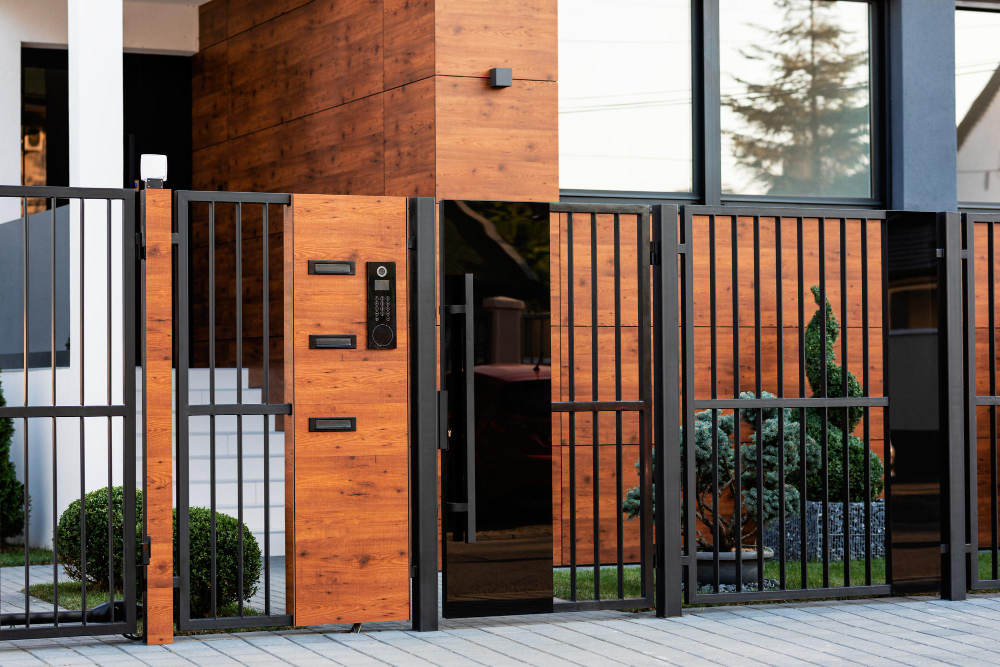 security gate of a building